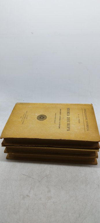 storia d'europa collezione storica h a l fisher laterza 1938