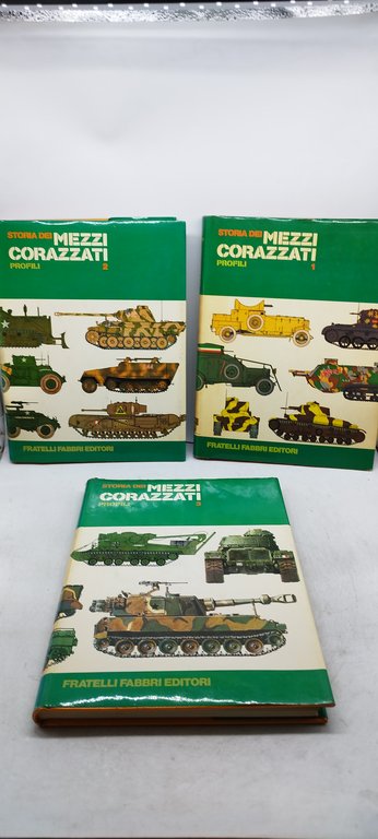 storia dei mezzi corazzati + profili 6 volumi