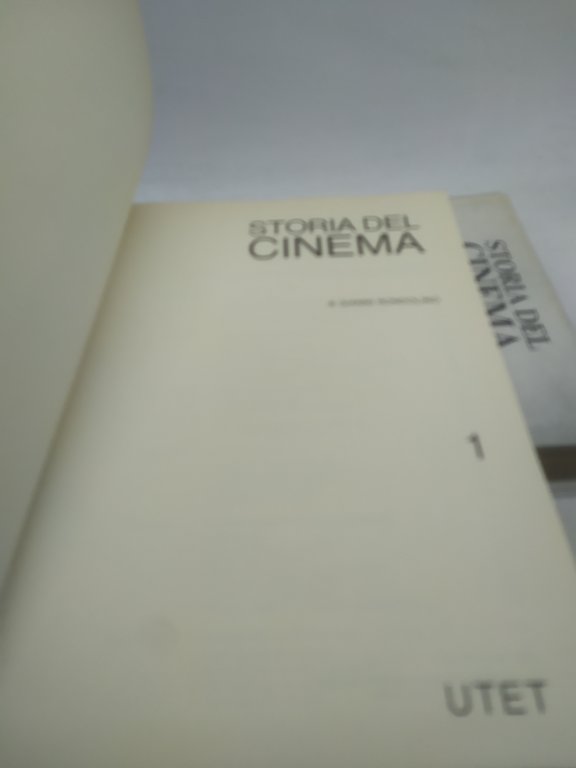storia del cinema gianni rondolino 2 volumi utet