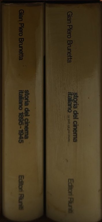 storia del cinema italiano 1895 -1945 2 volume con cofanetto