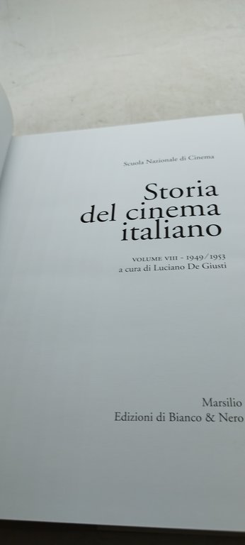 storia del cinema italiano 1949/1953