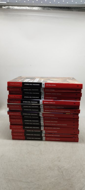 storia del fascismo 15 volumi la repubblica