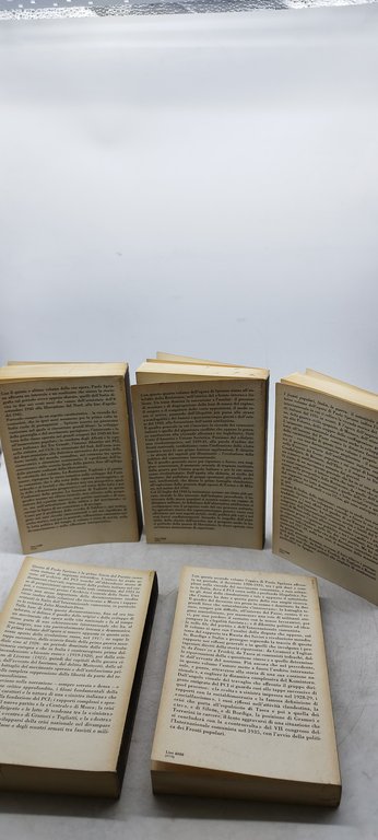 storia del partito comunista italiano einaudi 5 volumi