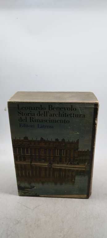 storia dell'architettura del rinascimeno cofanetto 2 volumi