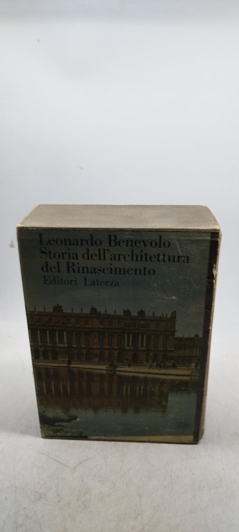storia dell'architettura del rinascimeno cofanetto 2 volumi