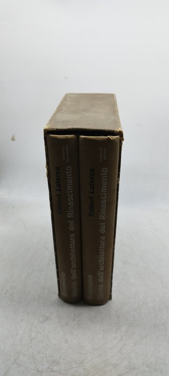 storia dell'architettura del rinascimeno cofanetto 2 volumi