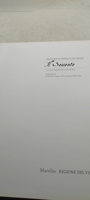 storia dell'architettura nel veneto il seicento