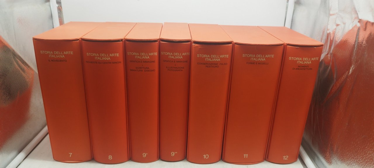 storia dell'arte italiana 12 volumi einaudi