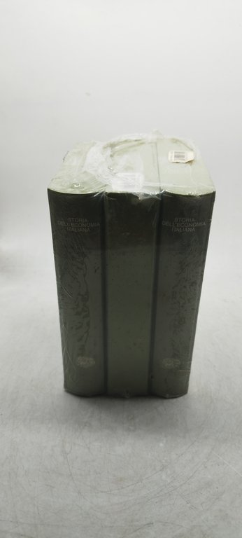storia dell'economia italiana 3 volumi einaudi con cellophane
