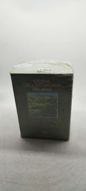 storia dell'economia italiana 3 volumi einaudi con cellophane