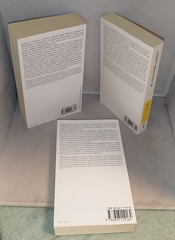 storia dell'estetica 3 volumi einaudi | Immagine Gallery 5