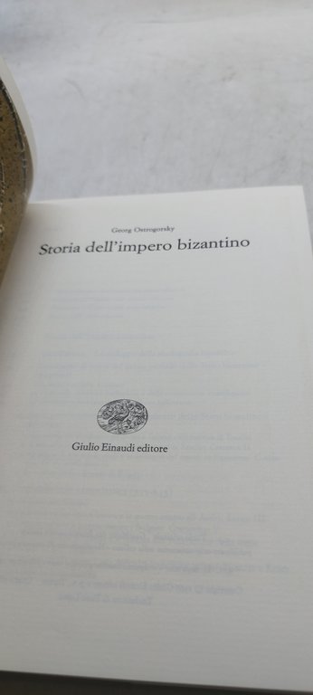 storia dell'impero bizantino georg ostrogorsky einaudi