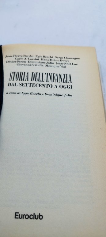 storia dell'infanzia dal settenceto a oggi