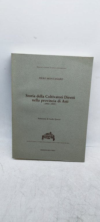 storia della coltivatori diretti nella provincia di asti 1945 1955