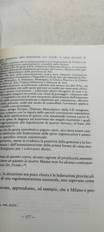 storia della coltivatori diretti nella provincia di asti 1945 1955