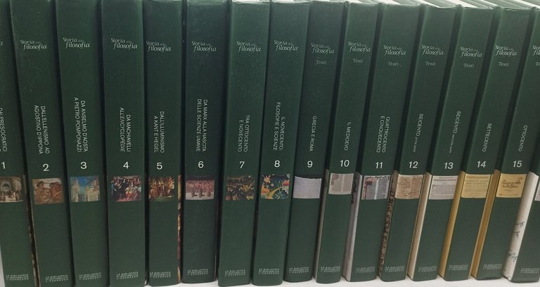 storia della filosofia a cura di umberto eco e riccardo fedriga 16 volumi