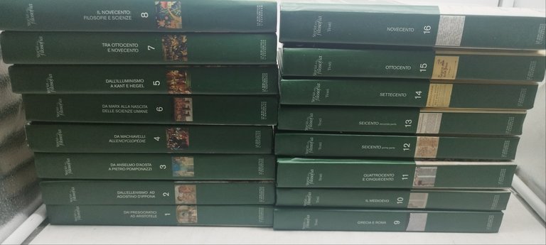 storia della filosofia la biblioteca di repubblica l'espresso 16 volumi