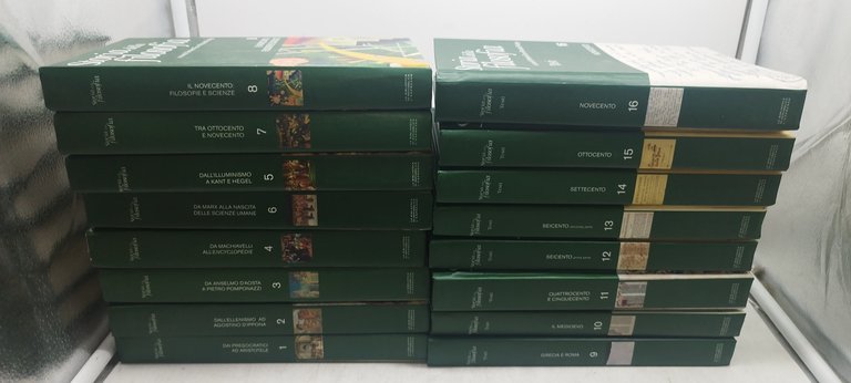 storia della filosofia la biblioteca di repubblica l'espresso 16 volumi