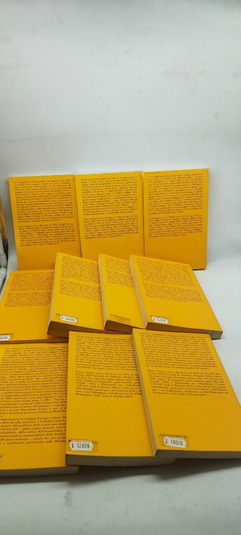storia della filosofia moderna 10 volumi einaudi