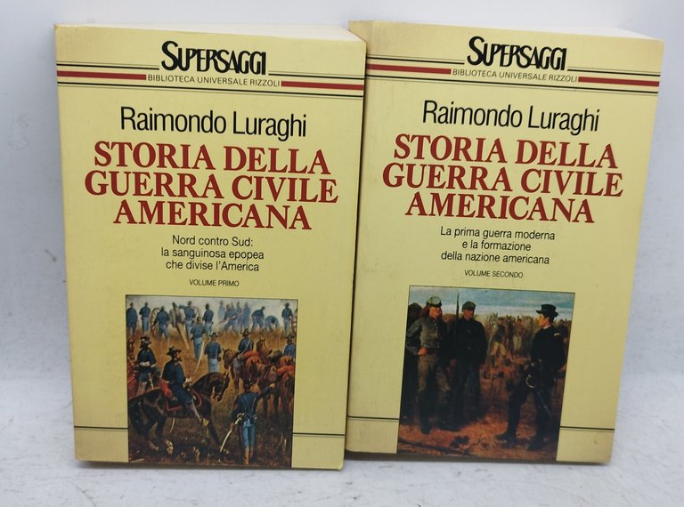 storia della guerra civile americana 2 volumi