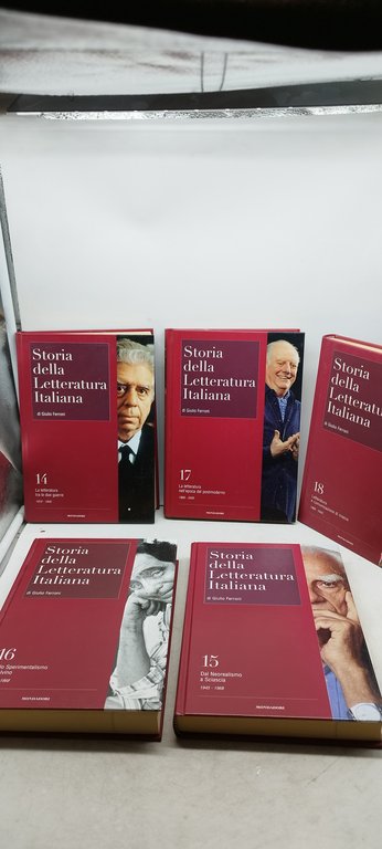 storia della letteratura italiana mondadori 16 volumi