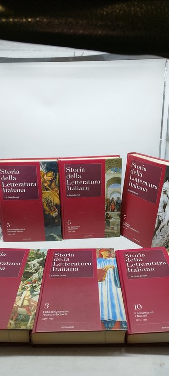 storia della letteratura italiana mondadori 16 volumi