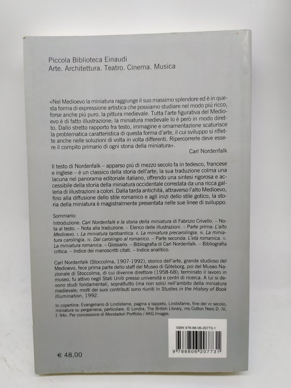 storia della miniatura dalla tarda antichita' alla fine dell'eta' romanica …