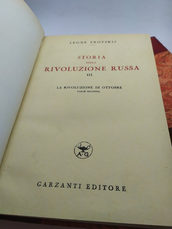 storia della rivoluzione russa 3 volumi l.trotskij