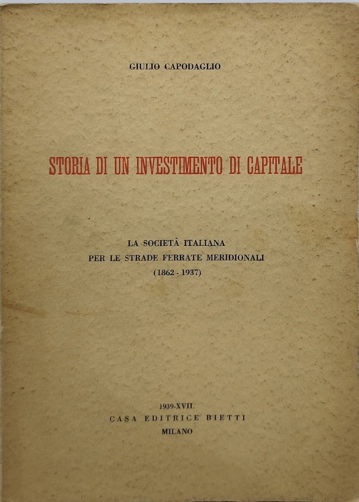 storia di un investimento di capitale