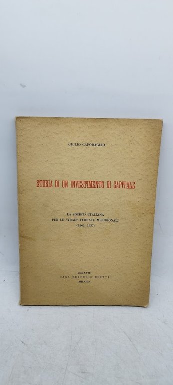 storia di un investimento di capitale