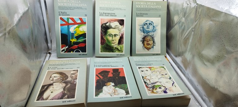 storia e società italiana 12 volumi teti editore