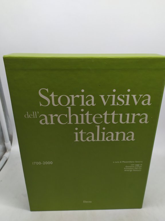 storia visiva dell'architettura italiana 1700-2000 electa