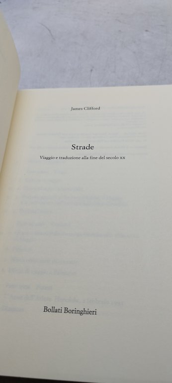 strade viaggio e draduzione alla fine del secolo XX james …