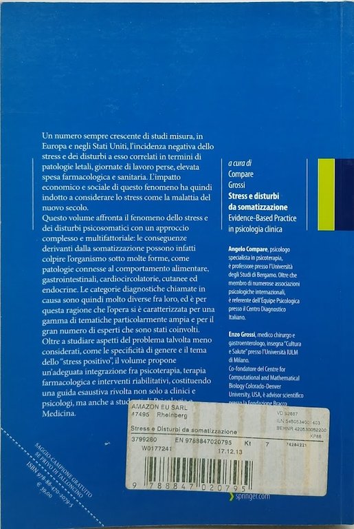 stress e distrubi da somatizzazione