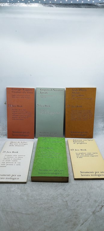 strumenti per un lavoro teologico 23 volumi jaca book
