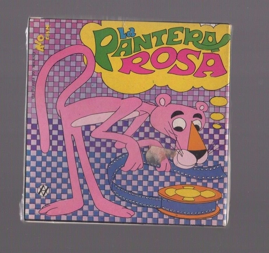 super 8 pantera rosa nuovo sigillato avo film