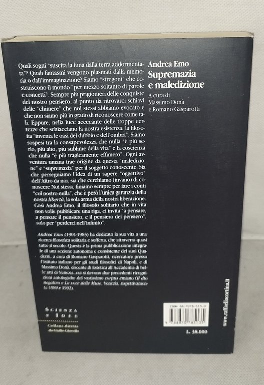 supremazia e maledizione diario filosofico 1973 | Immagine Gallery 2