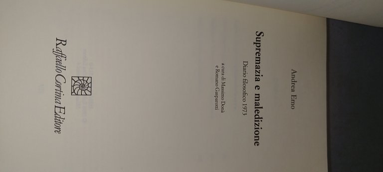 supremazia e maledizione diario filosofico 1973 | Immagine Gallery 5