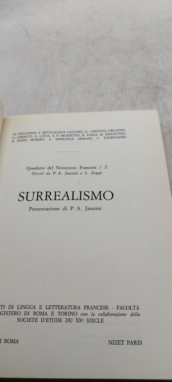 surrealisme surrealismo quaderni del novecento francese 2