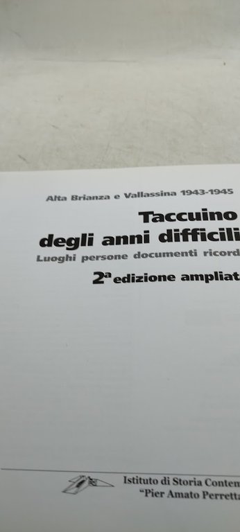 taccuino degli anni difficili