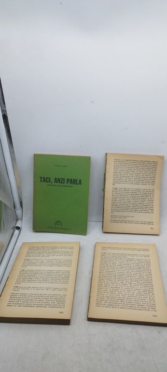 taci anzi parla diario di una femminista
