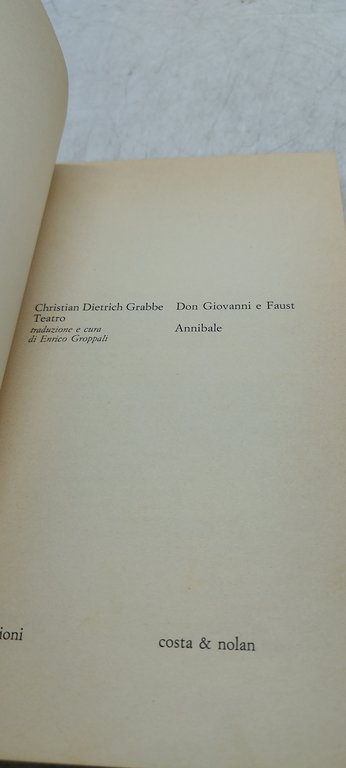 teatro don giovanni e faust annibale