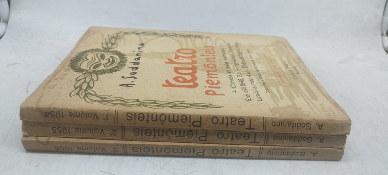 Teatro Piemonteis - A.Soddanino 3 volumi