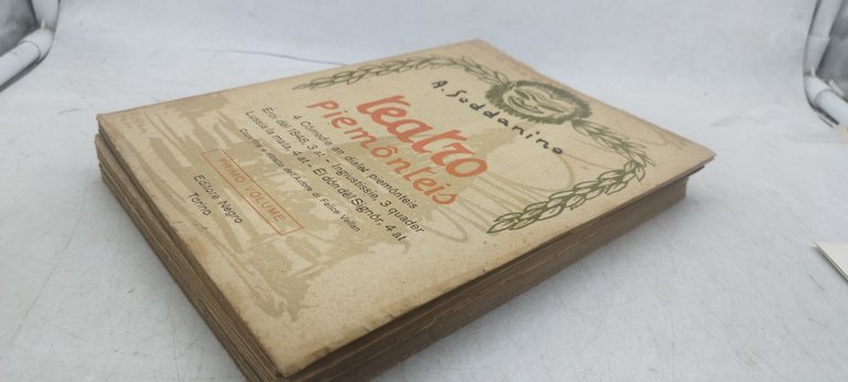 Teatro Piemonteis - A.Soddanino 3 volumi