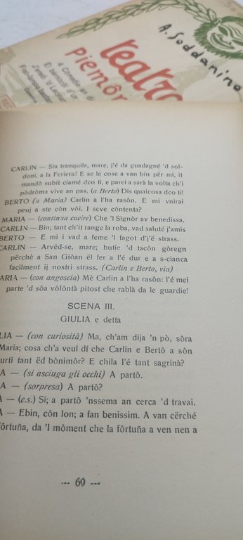 Teatro Piemonteis - A.Soddanino 3 volumi