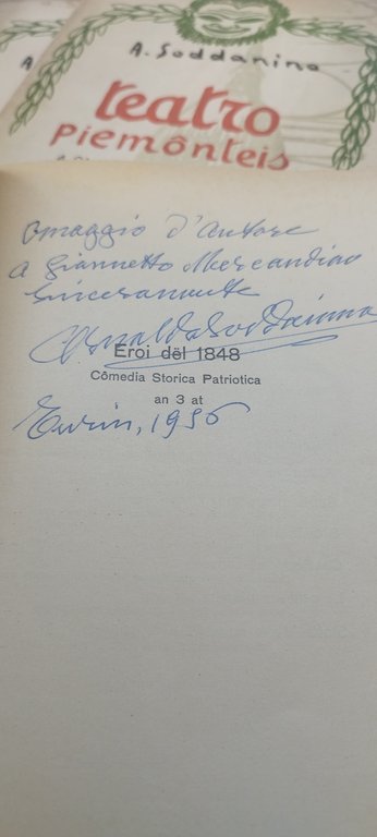 Teatro Piemonteis - A.Soddanino 3 volumi