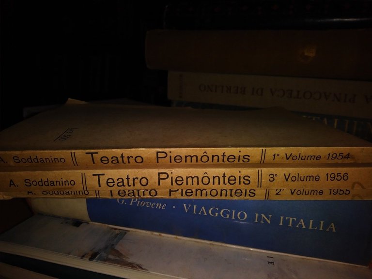 teatro piemonteis editore negro torino soddanino 3 volumi 1954 1955 …