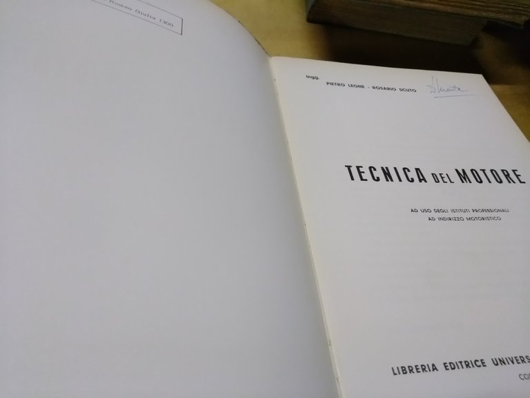 tecnica del motore pietro leone rosario scuto