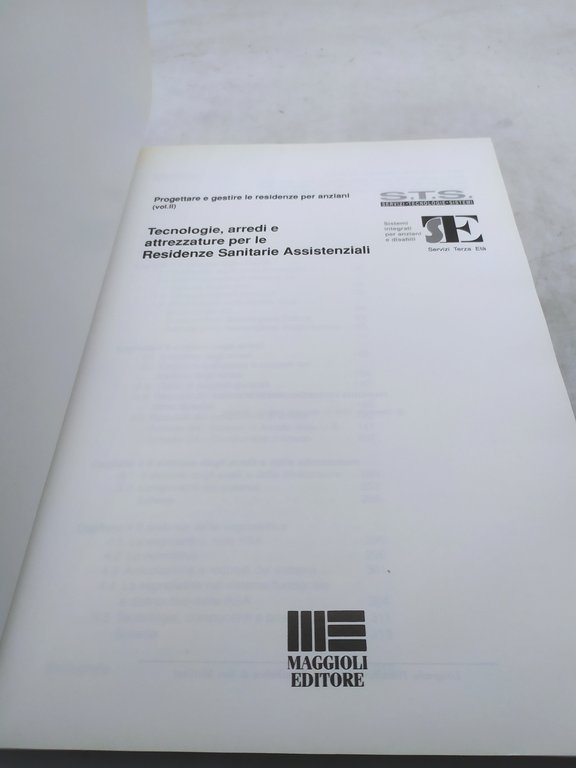 tecnologie arredi e attrezzature per le residenze sanitarie assistenziali