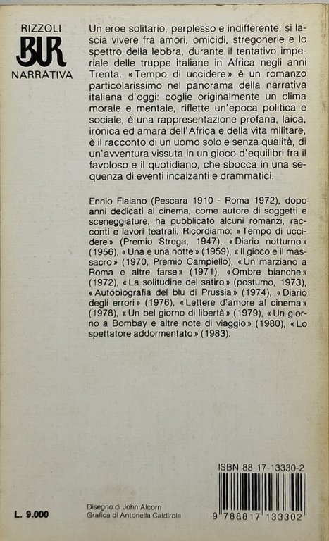 tempo di uccidere ennio flaiano